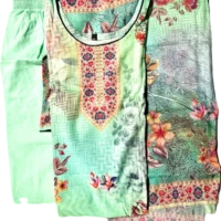 Stunning Ultra Soft Cotton Dress with Guaranteed Colorfast Dupatta | Shop Now at Modesty Bazar